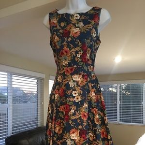 Multicolored floral dress